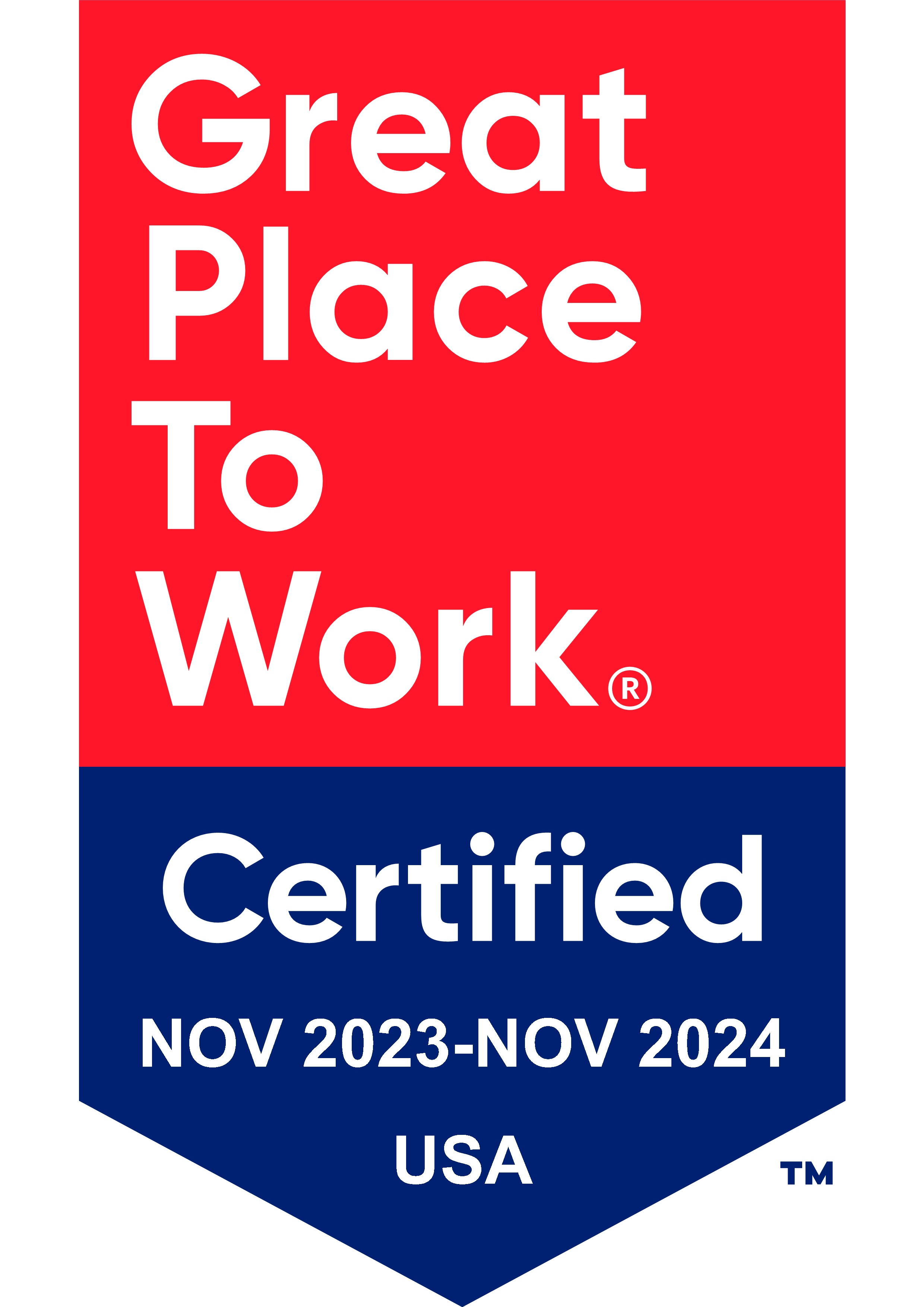 Great Place to Work award